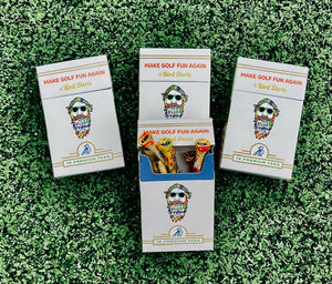MAKE GOLF FUN AGAIN x Bird Darts Tees - 4 pack