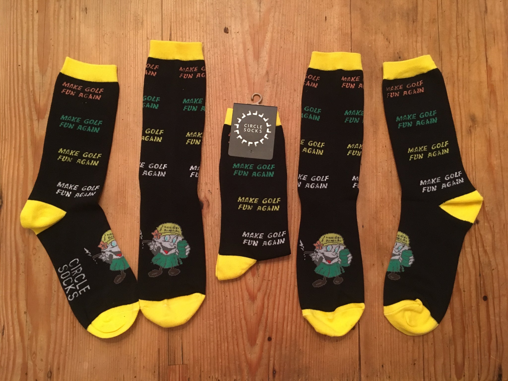MAKE GOLF FUN AGAIN® custom Circle Socks